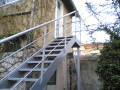 Pose escaliers droits exterieur en métal Toulon